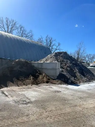 Mountains of earth, ready for their purpose.